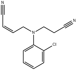 2-Butenenitrile, 4-[(2-chlorophenyl)(2-cyanoethyl)amino]-, (Z)- (9CI)