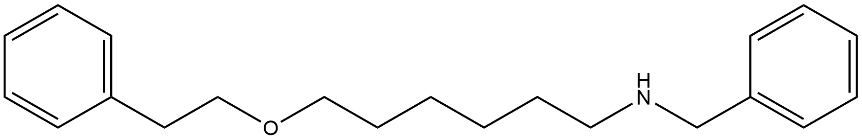 Benzenemethanamine, N-[6-(2-phenylethoxy)hexyl]- Struktur