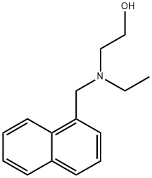 Ethanol, 2-[ethyl(1-naphthalenylmethyl)amino]- Struktur