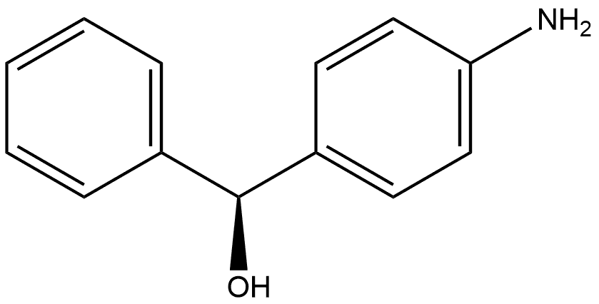 Benzenemethanol, 4-amino-α-phenyl-, (αS)- Struktur