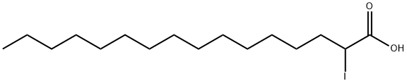 Hexadecanoic acid, 2-iodo- Struktur