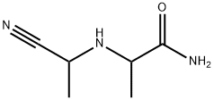 Propanamide, 2-[(1-cyanoethyl)amino]- Struktur