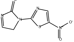 2H-Imidazol-2-one, 1,5-dihydro-1-(5-nitro-2-thiazolyl)- Struktur