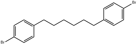 Benzene, 1,1''-(1,6-hexanediyl)bis[4-bromo- Struktur