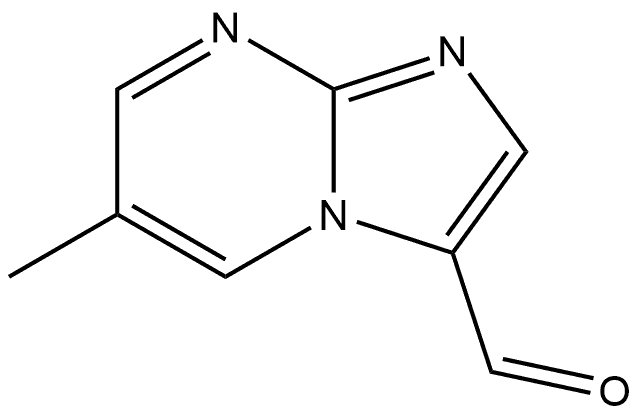 6-methylimidazo[1,2-a]pyrimidine-3-carbaldehyde Struktur