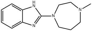 1H-Benzimidazole, 2-(hexahydro-4-methyl-1H-1,4-diazepin-1-yl)- Struktur