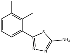 5-(2,3-dimethylphenyl)-1,3,4-thiadiazol-2-amine Struktur