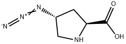 (4R)-4-Azido-L-proline Struktur