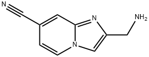 2-(aminomethyl)imidazo[1,2-a]pyridine-7-carbonitrile Struktur