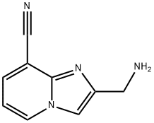 2-(aminomethyl)imidazo[1,2-a]pyridine-8-carbonitrile Struktur