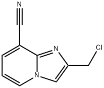 2-(chloromethyl)imidazo[1,2-a]pyridine-8-carbonitrile Struktur