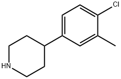 4-(4-chloro-3-methylphenyl)piperidine Struktur