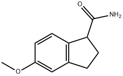 1H-Indene-1-carboxamide, 2,3-dihydro-5-methoxy- Struktur