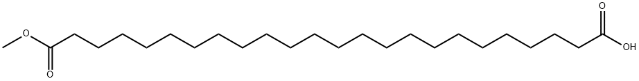 Tetracosanedioic acid, 1-methyl ester Struktur