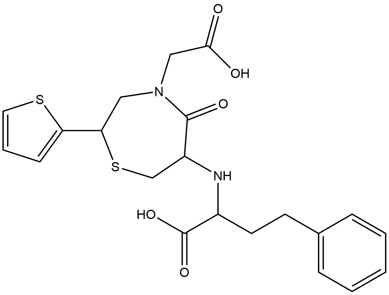 Temocapril Impurity 4 Struktur