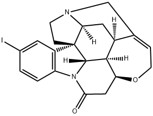 Strychnidin-10-one, 2-iodo- Struktur