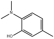 Phenol, 2-(dimethylamino)-5-methyl- Struktur