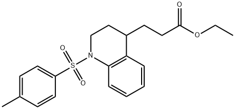 Ethyl 1,2,3,4-tetrahydro-1-[(4-methylphenyl)sulfonyl]-4-quinolinepropanoate