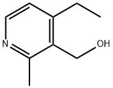 3-Pyridinemethanol, 4-ethyl-2-methyl- Struktur