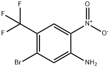 Benzenamine, 5-bromo-2-nitro-4-(trifluoromethyl)- Struktur