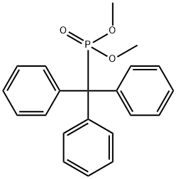 Phosphonic acid, P-(triphenylmethyl)-, dimethyl ester Struktur