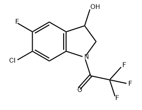 Ethanone, 1-(6-chloro-5-fluoro-2,3-dihydro-3-hydroxy-1H-indol-1-yl)-2,2,2-trifluoro-