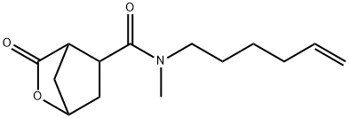 2-Oxabicyclo[2.2.1]heptane-5-carboxamide, N-5-hexen-1-yl-N-methyl-3-oxo- Struktur