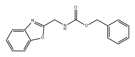 Carbamic acid, N-(2-benzoxazolylmethyl)-, phenylmethyl ester Struktur