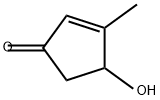 2-Cyclopenten-1-one, 4-hydroxy-3-methyl- Struktur