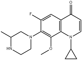 Decarboxy Gatifloxacin Struktur