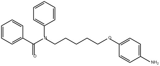 Benzamide, N-[5-(4-aminophenoxy)pentyl]-N-phenyl- Struktur