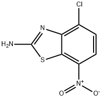 2-Benzothiazolamine, 4-chloro-7-nitro- Struktur