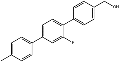 [1,1':4',1''-Terphenyl]-4-methanol, 2'-fluoro-4''-methyl- Struktur