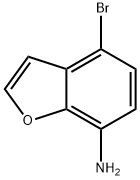 7-Benzofuranamine, 4-bromo- Struktur