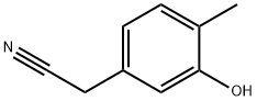 Benzeneacetonitrile, 3-hydroxy-4-methyl- Struktur