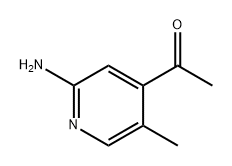 Ethanone, 1-(2-amino-5-methyl-4-pyridinyl)- Struktur