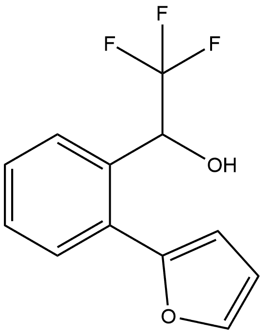 Benzenemethanol, 2-(2-furanyl)-α-(trifluoromethyl)- Struktur