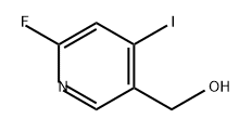 3-Pyridinemethanol, 6-fluoro-4-iodo- Struktur