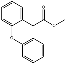 Benzeneacetic acid, 2-phenoxy-, methyl ester Struktur