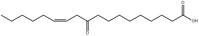 12-Octadecenoic acid, 10-oxo-, (12Z)- Struktur