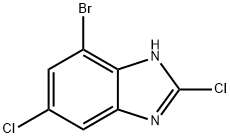 1H-Benzimidazole, 7-bromo-2,5-dichloro- Struktur