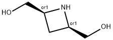 2,?4-?Azetidinedimethanol, (2R,?4S)?-?rel- Struktur