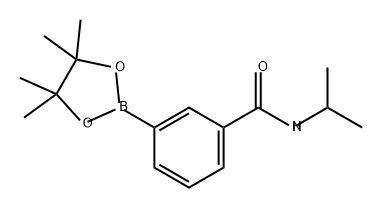 Benzamide, N-(1-methylethyl)-3-(4,4,5,5-tetramethyl-1,3,2-dioxaborolan-2-yl)- Struktur