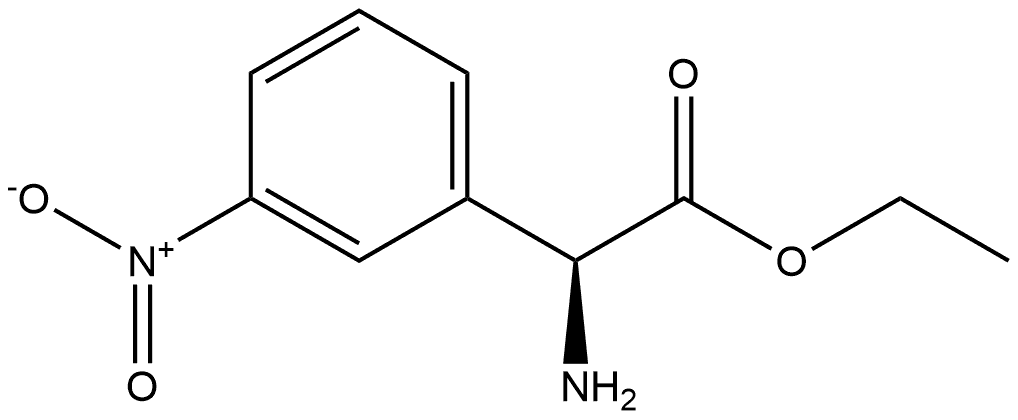 S-3-Nitrophenylglycine ethyl ester Struktur