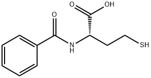 Homocysteine, N-benzoyl- Struktur