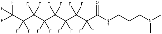 N-[3-(Dimethylamino)propyl]-2,2,3,3,4,4,5,5,6,6,7,7,8,8,9,9,9-heptadecafluorononanamide Struktur