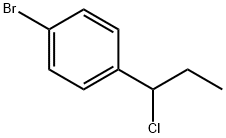 1-bromo-4-(1-chloropropyl)benzene Struktur