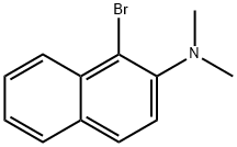 2-Naphthalenamine, 1-bromo-N,N-dimethyl- Struktur