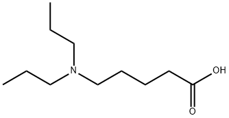 Pentanoic acid, 5-(dipropylamino)- Struktur