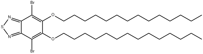 4,7-dibromo-5,6-bis(tetradecyloxy)benzo[c][1,2,5]thiadiazole Struktur